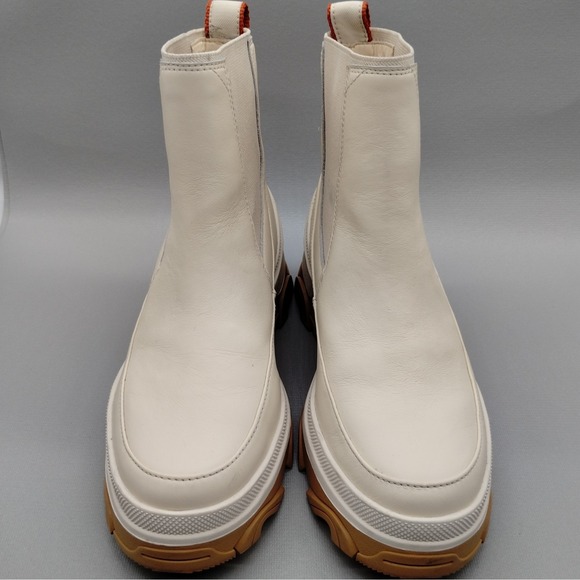 Sorel Brex Chelsea Chukka Boots Womens Size 8 Natural Sea Salt Waterproof - Picture 2 of 8